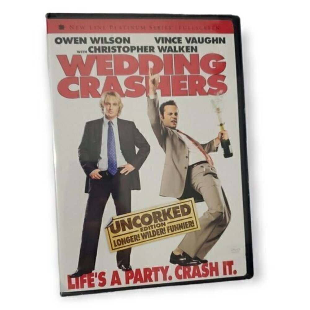 Wedding Crashers DVD, Uncorked Edition, Owen Wilson Vince Vaughn NEW SEALED